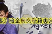 《侠客玄机门迷阵通关攻略》（玄机门迷阵攻略）